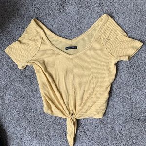 Abercrombie and Fitch Tie-Front Top